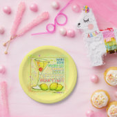 PAPIER COCKTAIL BORDEN - LEMON DROP MARTINI PAPIEREN BORDJE (Feest)