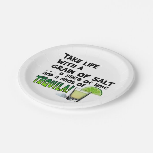 PAPIER COCKTAIL BORDEN - LIFE, LIMOEN, ZOUTEN, TEQ PAPIEREN BORDJE (Gekanteld)