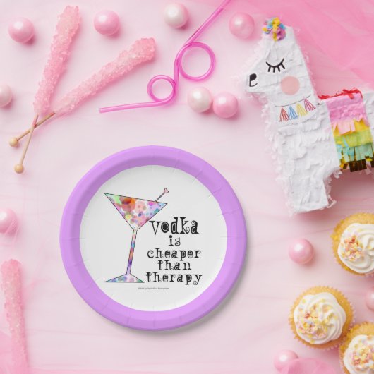 PAPIER COCKTAIL BORDEN, VODKA, CHEAPER DAN THERAPI PAPIEREN BORDJE (Feest)