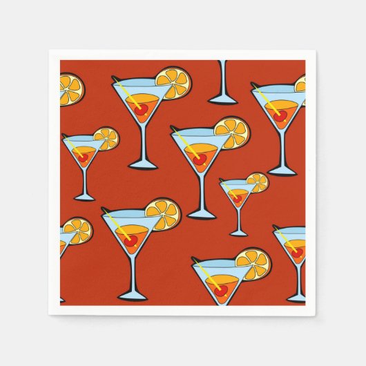 Papier Cocktail Napkins Servet (Voorkant)