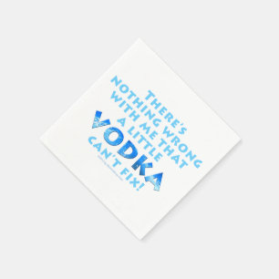PAPIER COCKTAIL NAPKINS - VODKA HUMOR SERVETTEN