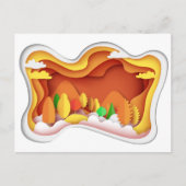 Papier Craft herfst herfst kleuren Briefkaart (Voorkant)