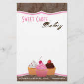 Papier - Cup Cakes Bakkerij Sweet Treats (Voorkant)