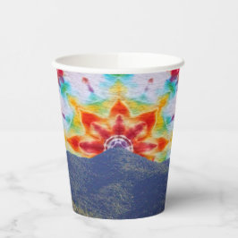 Papier Cups Tie Dye Mt Tamalpais Sky Design Papieren Bekers