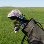 Papier Cutout Pavilion Landscape Golf Head-Hoesje Golfheadcover (Insitu)