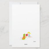 Papier: dag bij de strand briefpapier (Achterkant)