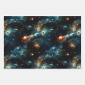 Papier d'emballage coloré espace inpakpapier vel (Voorkant 3)