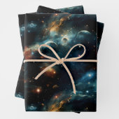 Papier d'emballage coloré espace inpakpapier vel (In situ)