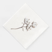 Papier Dinner servetten met Katoen Design (Hoek)