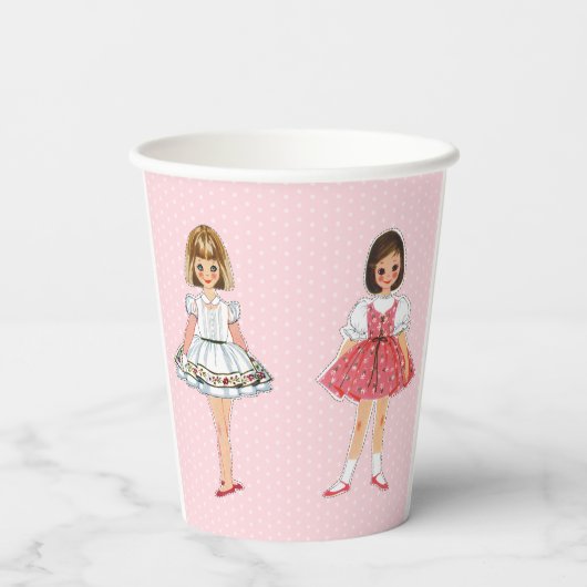 Papier Doll Party Papieren beker (Achterkant)