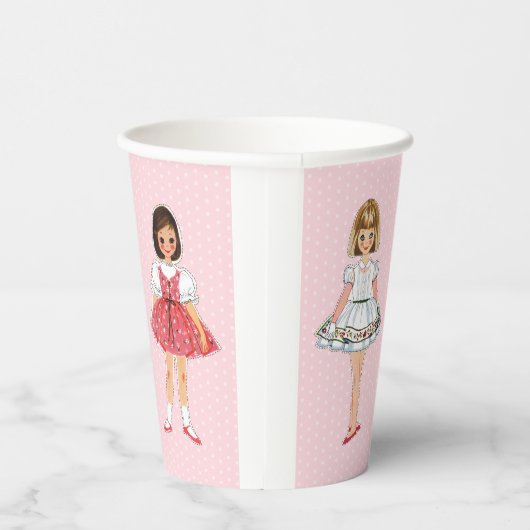 Papier Doll Party Papieren beker (Rechts)