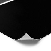 Papier, een ander uitzicht - abstract zwart-wit poster (Hoek)