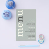 PAPIER | Eenvoudig zijdeivoren Typografie Weddensc Flyer (Enkel)