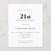 PAPIER Eenvoudige tekst Om het even welke kleur 21 Flyer (Voorkant)