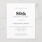 PAPIER Eenvoudige tekst Om het even welke kleur 80 Flyer (Voorkant)