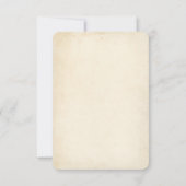 papier · Elegante moderne bruiloft RSVP Kaartje (Achterkant)