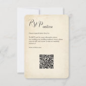 papier · Elegante moderne bruiloft RSVP Kaartje (Voorkant)