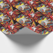 Papier elektrische gitaren inpakken (Hoek)