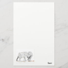 Papier-elephants Briefpapier