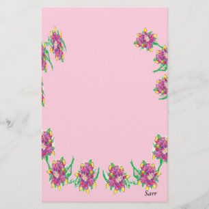 Papier- en Aziatische Lily Briefpapier