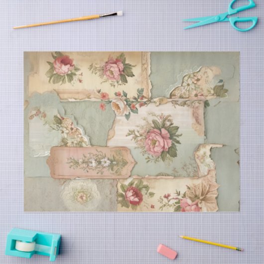 papier en bloemen ontkoppel tissuepapier (Craft)