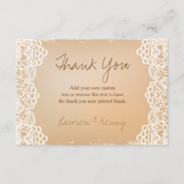 Papier en kant, bedankt kaarten