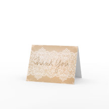 Papier en kant, dank je wel kaarten