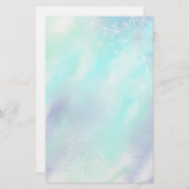 Papier- en kousenvlokken briefpapier (Voorkant / Achterkant)