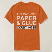 Papier en papiermachine met papierkwaliteit, papie t-shirt (Design voorkant)