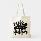 Papier en plastic...noch tote bag (Achterkant)