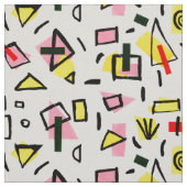Papier- en schilderenkollage stof (Swatch)