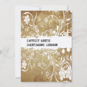  papier en trouwe weddenschappen kaart (Achterkant)