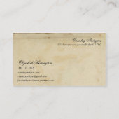  papier Ephemera Post Card Pen Visitekaartje (Achterkant)