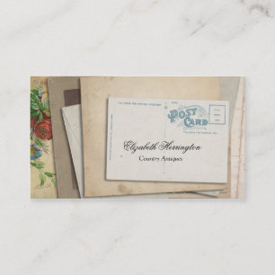 papier Ephemera-postkaart Visitekaartje