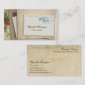  papier Ephemera-postkaart Visitekaartje (Voorkant / Achterkant)