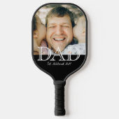 Papier Established Foto Minimaal Vaderdag Cadeau Pickleball Paddle (Voorkant)
