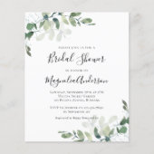PAPIER Eucalyptus Bridal Shower Flyer (Voorkant)