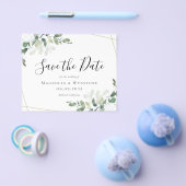 PAPIER Eucalyptus Waterverf Weddenschap sparen de  Flyer (Enkel)