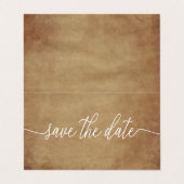 papier, foto opslaan datumkaart visitekaartje (Buitenkant ongevouwen)