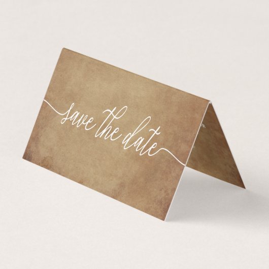 papier, foto opslaan datumkaart visitekaartje (Voorkant)