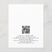PAPIER foto overlay QR plezier informele bruiloft Flyer (Achterkant)