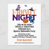 PAPIER | Fright Night Halloween Party Invitation Flyer (Voorkant)