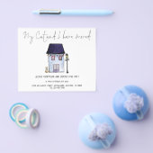 PAPIER | Funny My Cat I moved Script Moving Flyer (Enkel)