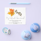 PAPIER | Funny My Cat I moved Script New Home Flyer (Enkel)