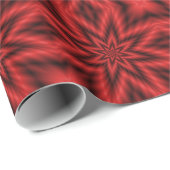 Papier Fuzzy Star in rood oppakken (Rol Hoek)