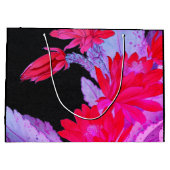 PAPIER GIFT BAGS ZWART MET JAPANSE STROMEN GROOT CADEAUZAKJE (Achterkant)