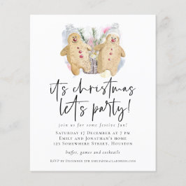 PAPIER Gingerbrood voor kerstfeest Flyer