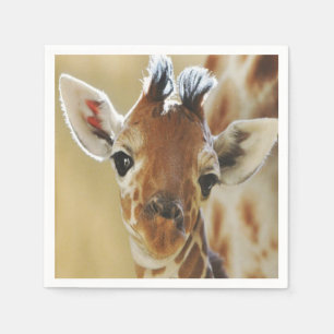 Papier-Giraffe Napkins Servet