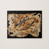 Papier Goanna's puzzel (Horizontaal)