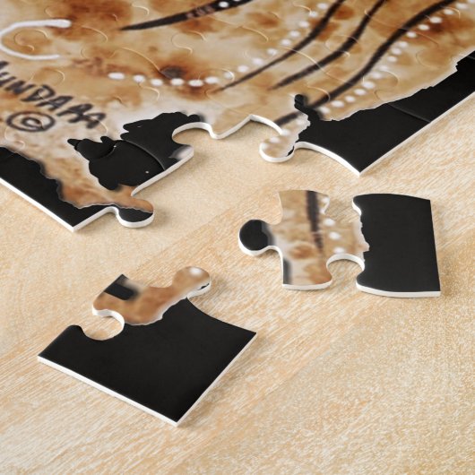 Papier Goanna's puzzel Legpuzzel (Zijkant)